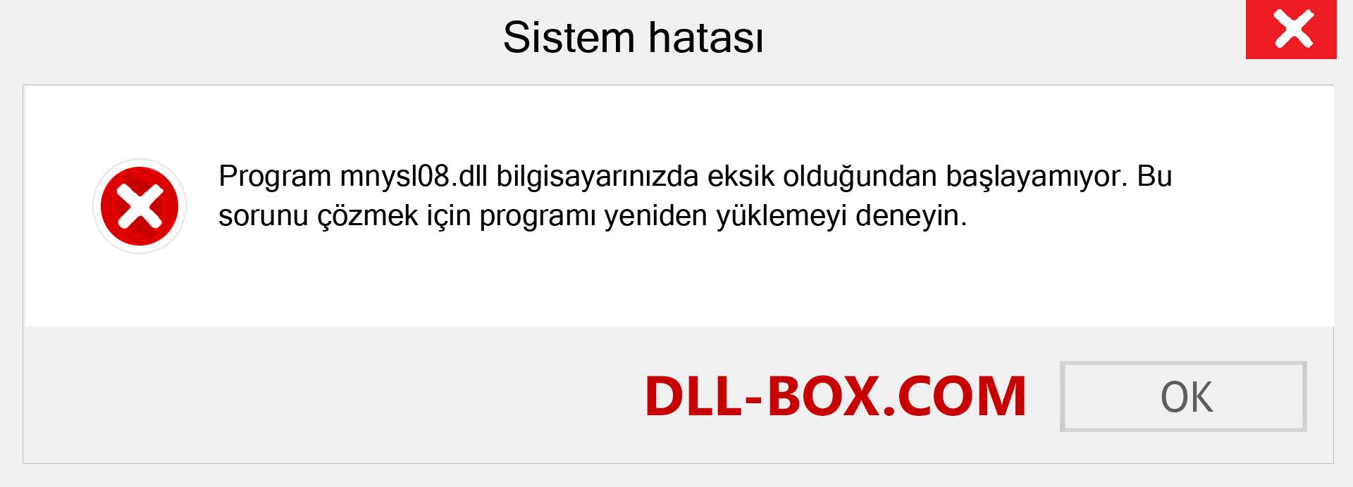 mnysl08.dll dosyası eksik mi? Windows 7, 8, 10 için İndirin - Windows'ta mnysl08 dll Eksik Hatasını Düzeltin, fotoğraflar, resimler